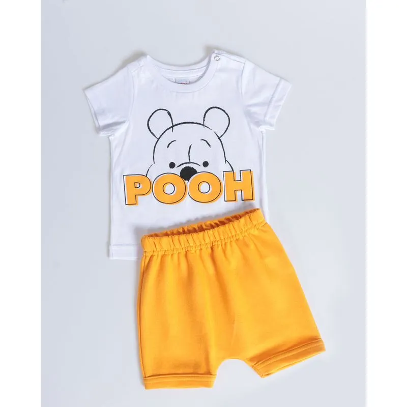 Conjunto Bebê Estampa Ursinho Pooh Disney Branco P