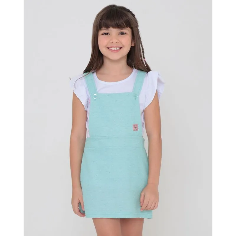 Salopete Infantil Verde Claro 8