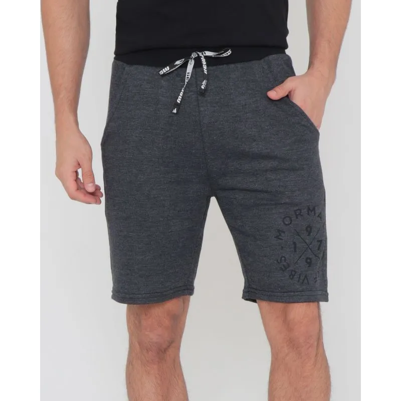 Bermuda Surf Moletom Cordão Mormaii Cinza Escuro GG
