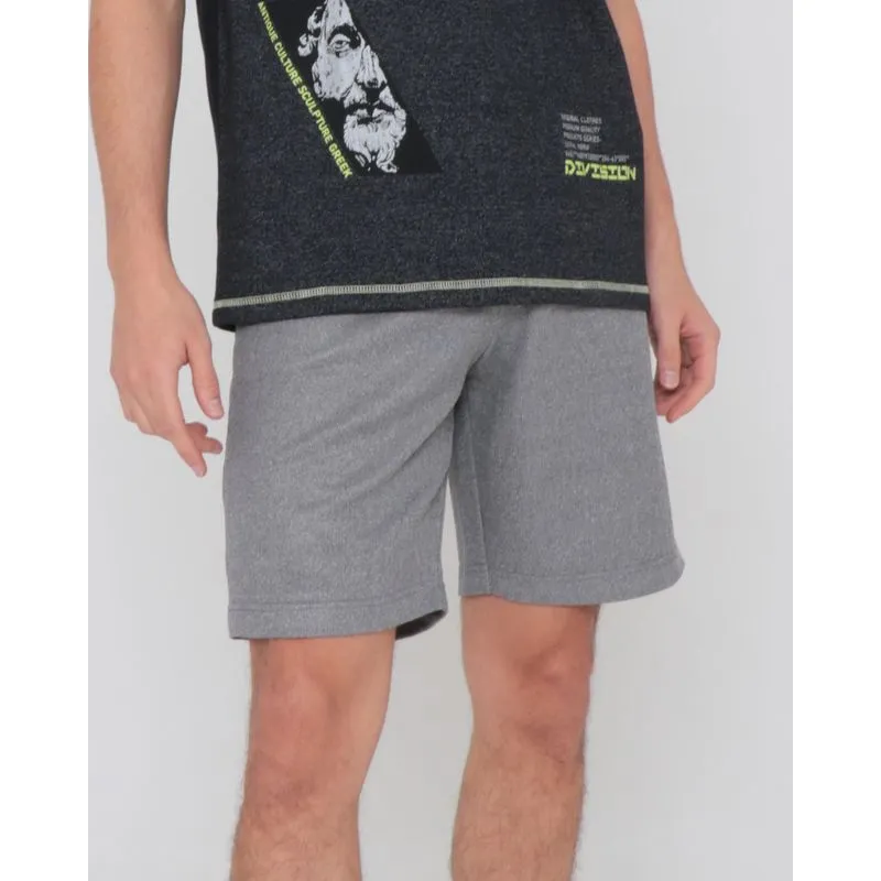 Bermuda Moletinho Masculina Bolso Cinza P