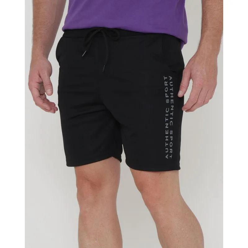Bermuda Esportiva Masculina Malha Mescla Preta M