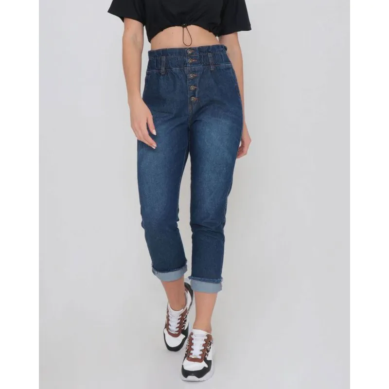 Calça Jeans Feminina Clochard Azul 40