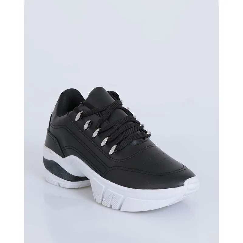 Tênis Feminino Casual Chuncky Preto 34