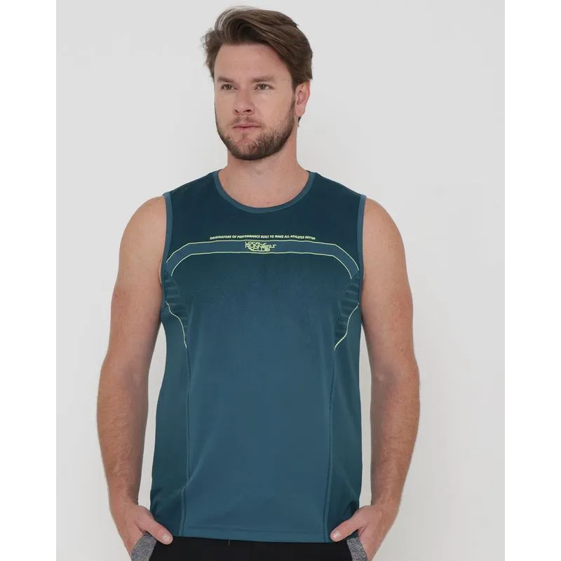 Regata Esportiva Masculina Estampa Sublimada Verde M