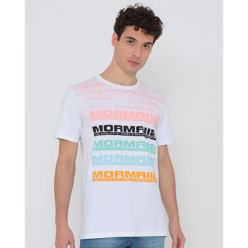 Camiseta Surf Manga Curta Mormaii Branca G