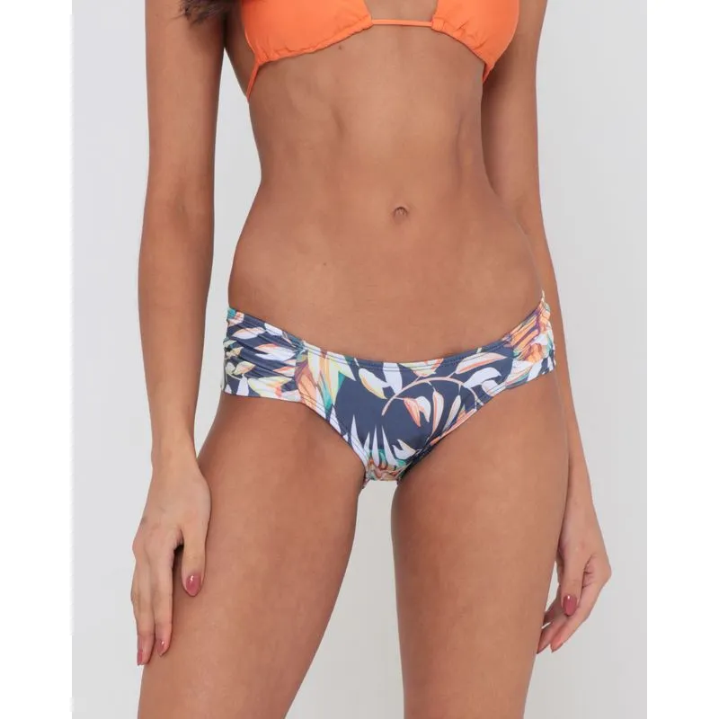Biquíni Calcinha Estampado Floral Azul Marinho M