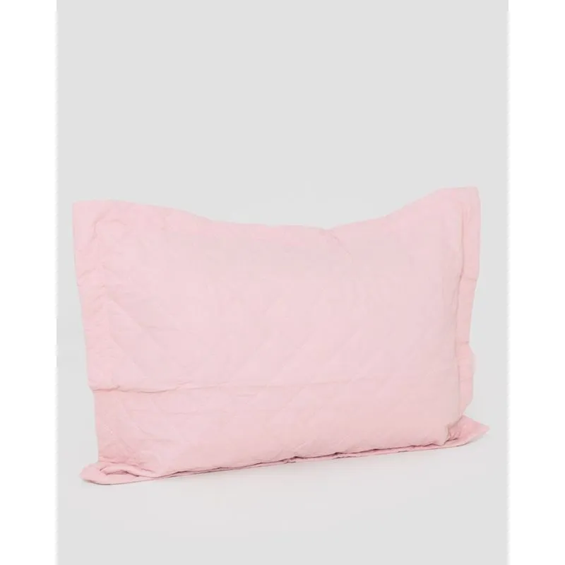 Porta Travesseiro Privilege Percal 200 Fios Andreza Rosa Claro UN