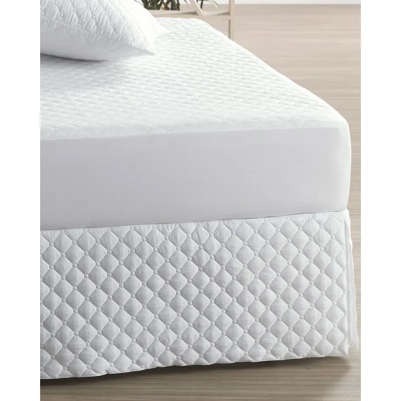 Saia Para Cama Box Solteiro Petit Poa Ultrawave Branca UN