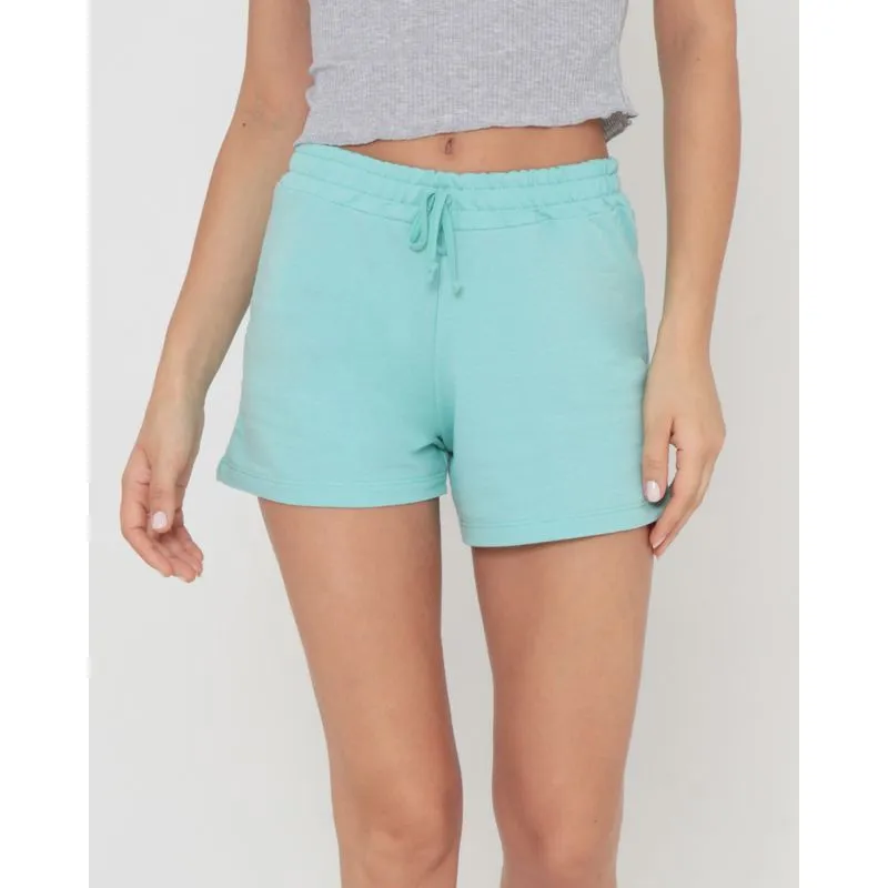 Short Moletinho Feminino Básico Verde Claro G