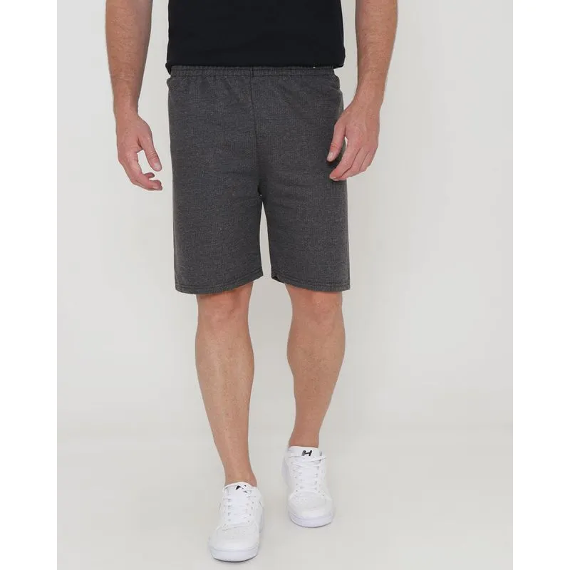 Bermuda Masculina Com Bolso Único Cinza G