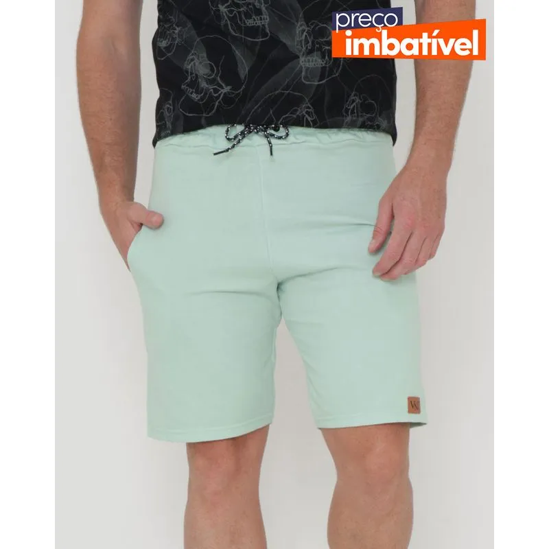 Bermuda Masculina Moletinho Comfy Verde P