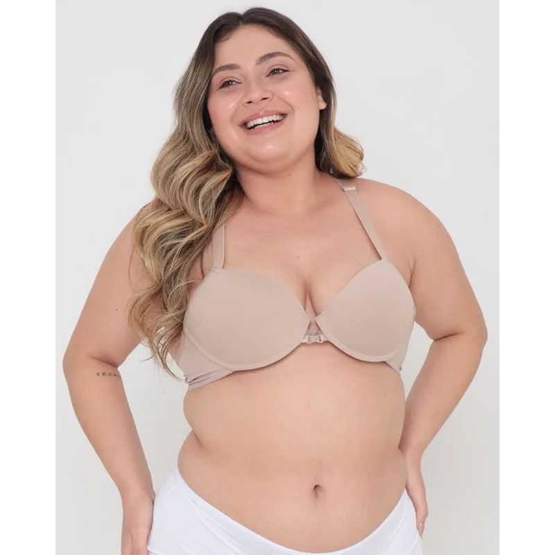 Sutiã Nadador Avulso Plus Size Liso Bege Claro 52