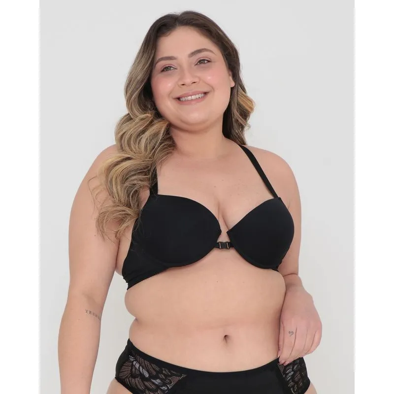 Sutiã Base Avulso Nadador Plus Size Preto 50
