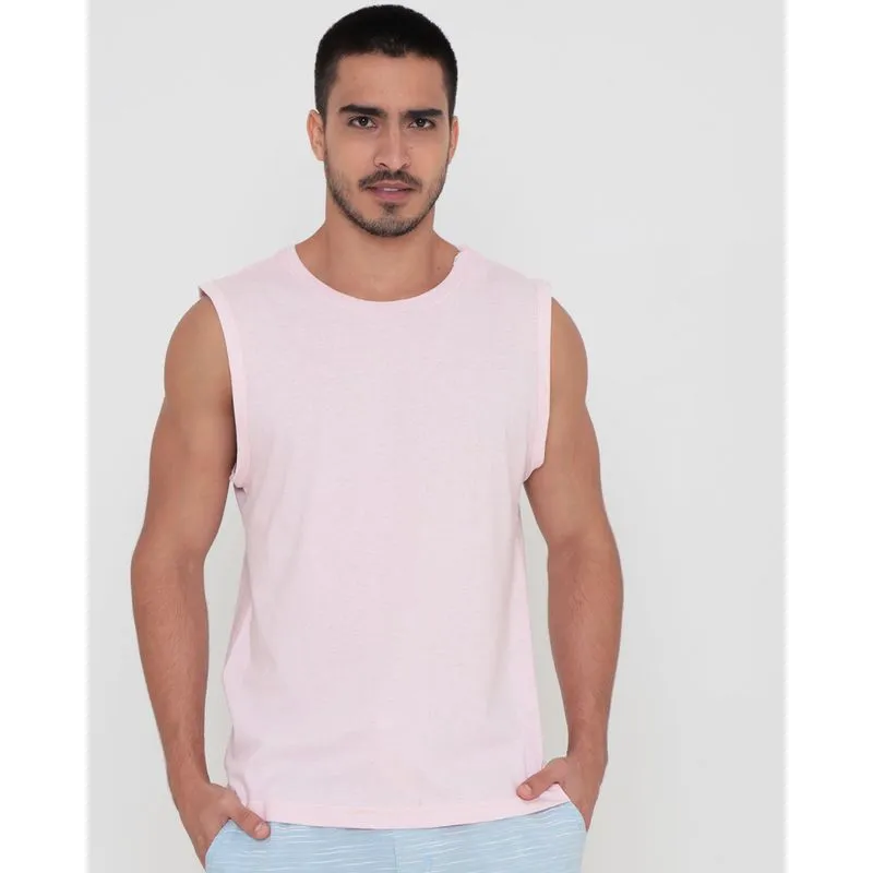 Regata Masculina Rosa Claro P