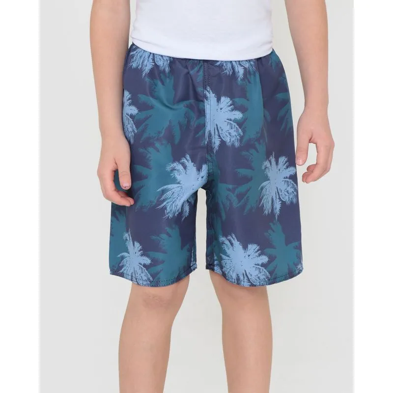 Bermuda Infantil Surf Estampa Floral Azul Marinho 8