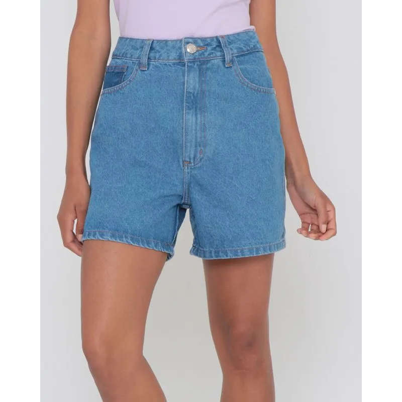 Short Jeans Básico Reto Denim Azul 36