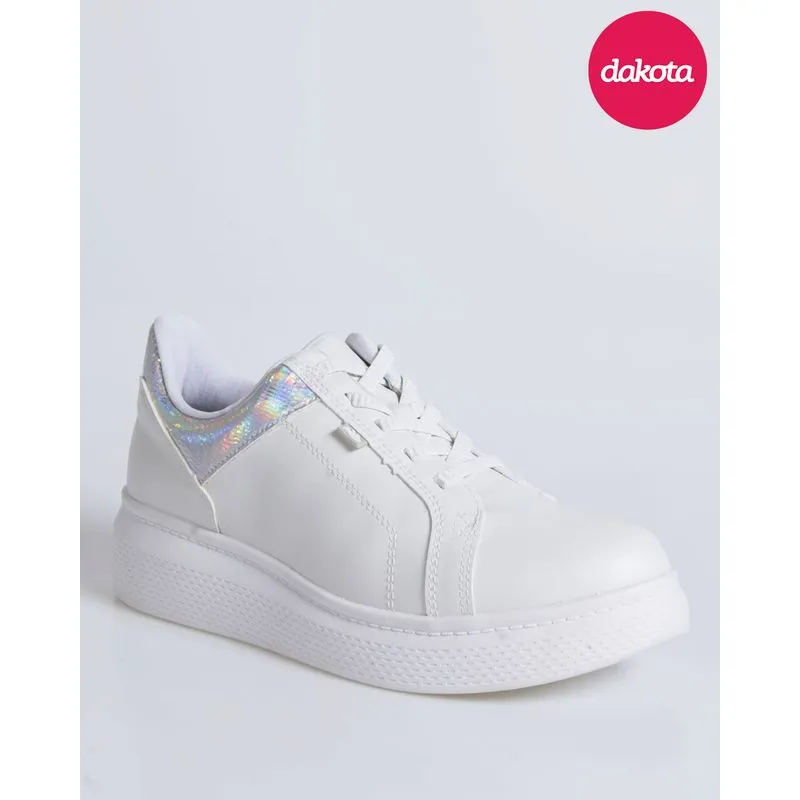 Tênis Dakota Casual Plataforma Branco 36