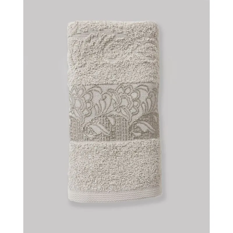 Toalha De Rosto Bella Jacquard Atlântica Cinza Claro UN
