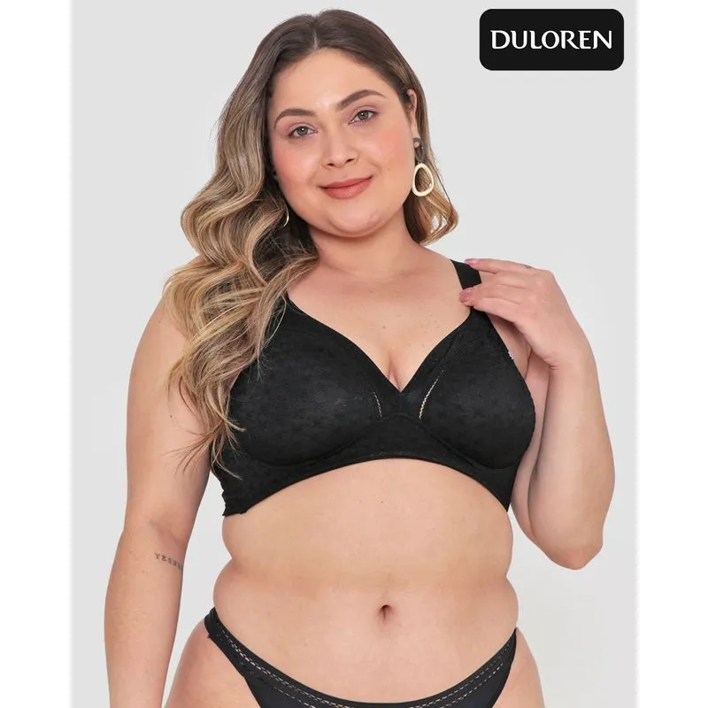 Sutiã Duloren Plus Size Avulso Nordic Preto 48