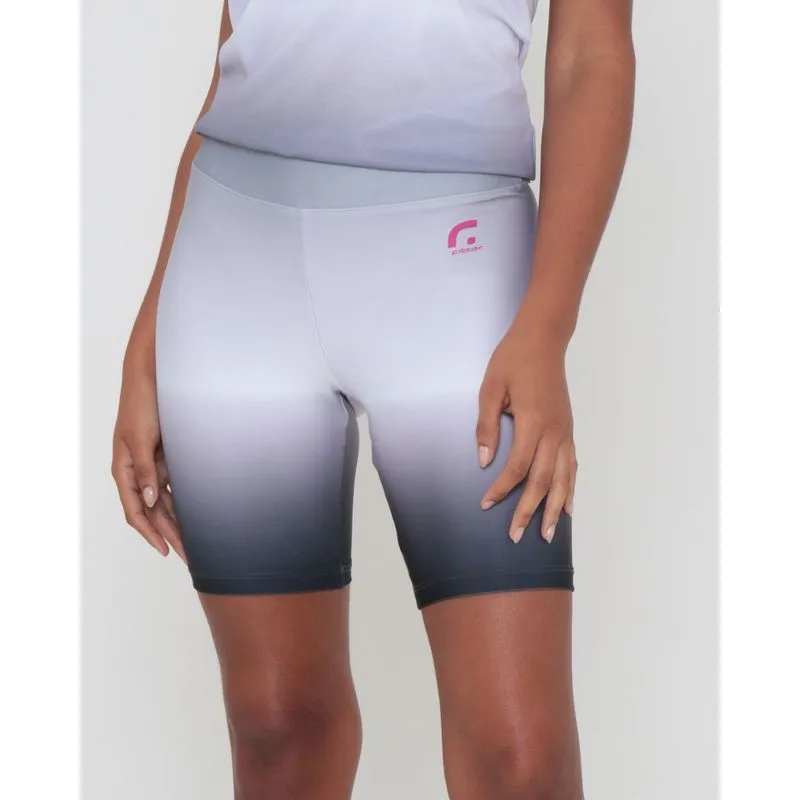 Bermuda Fitness Feminina Ciclista Degradê Fitter Cinza M