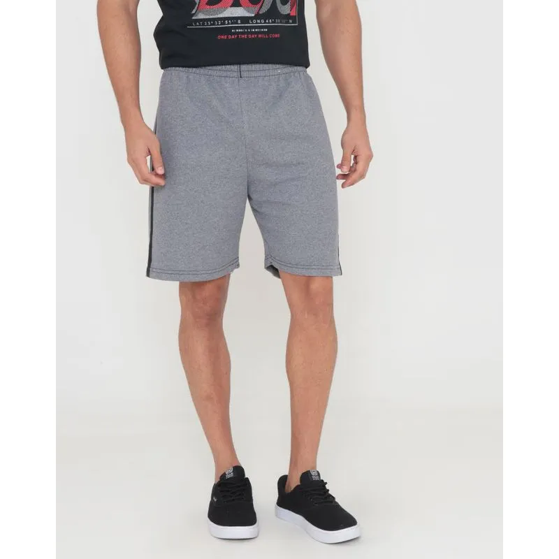 Bermuda Masculina Moletinho Básica Cinza Claro GG