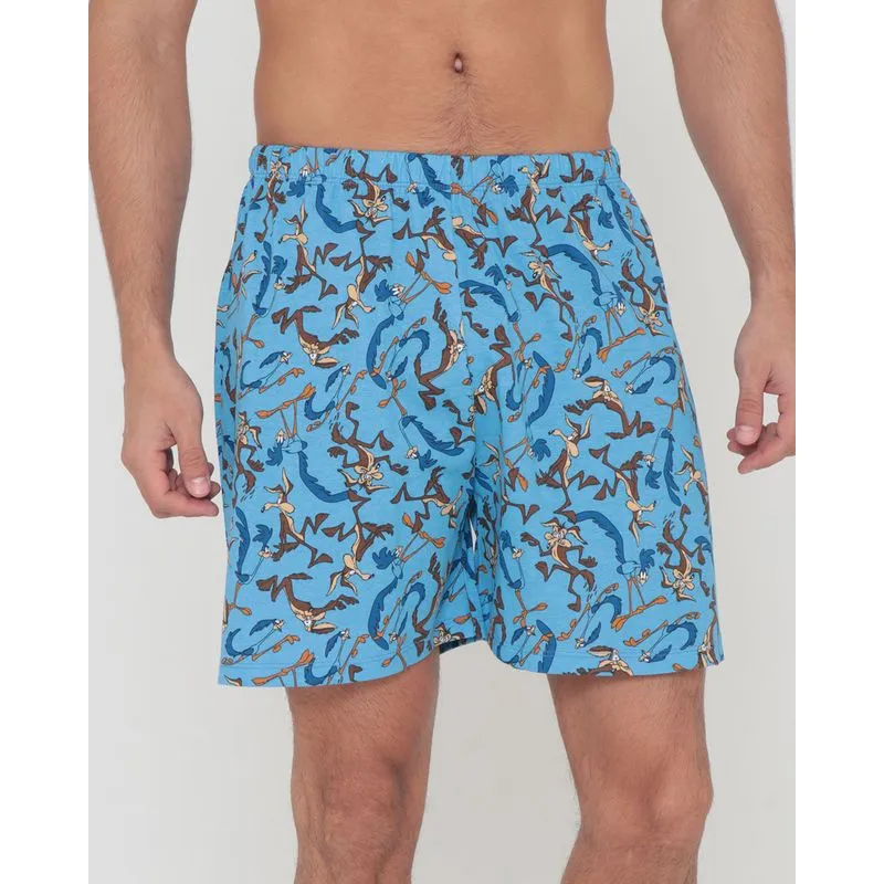 Samba Canção Estampa Looney Tunes Azul G