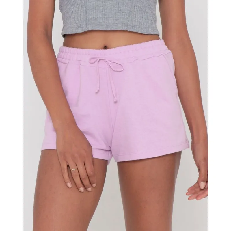 Short Moletinho Feminino Básico Lilás P
