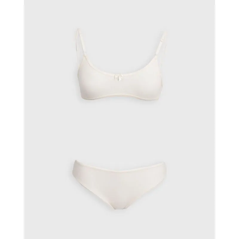 Conjunto Juvenil Calcinha e Sutiã Amarelo 14