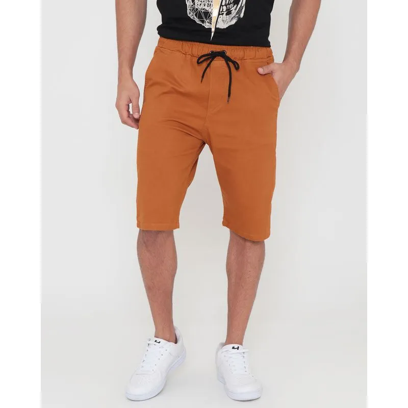 Bermuda Masculina Sarja Terracota GG