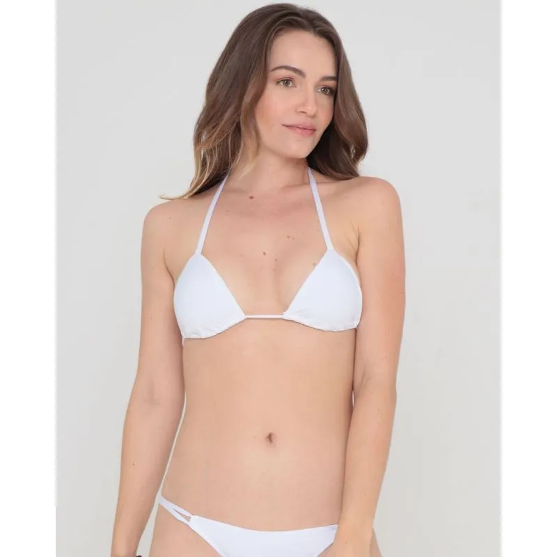 Biquíni Top Avulso Cortininha Liso Branco P