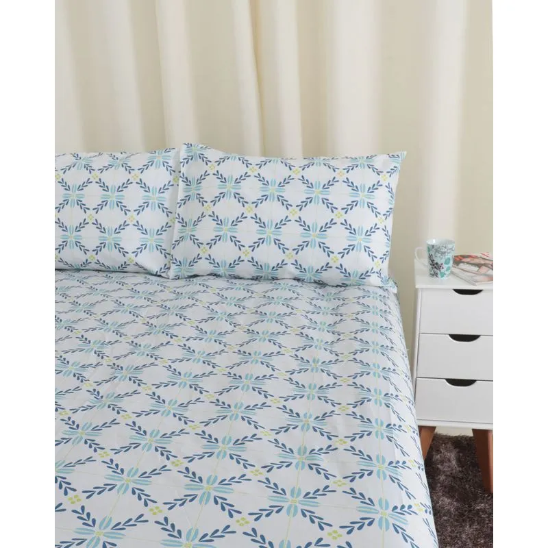 Jogo de Cama Casal Camesa Microfibra 150 fios Branco UN