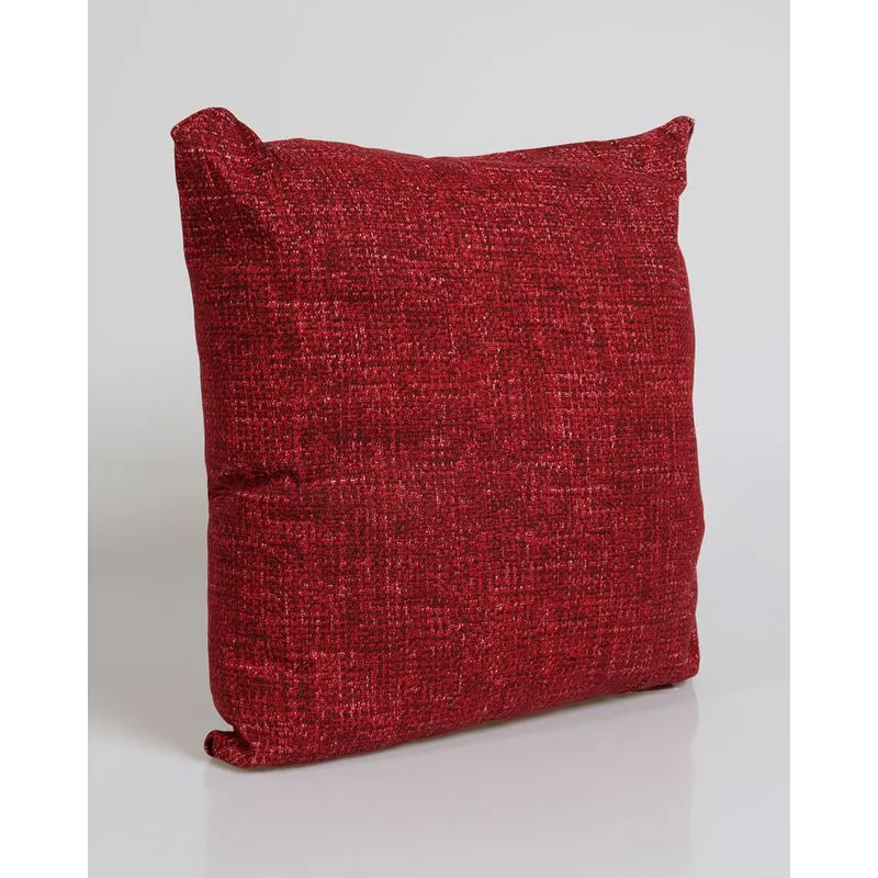 Almofada Rustica 40cm x 40cm Hedrons Vermelho Claro UN
