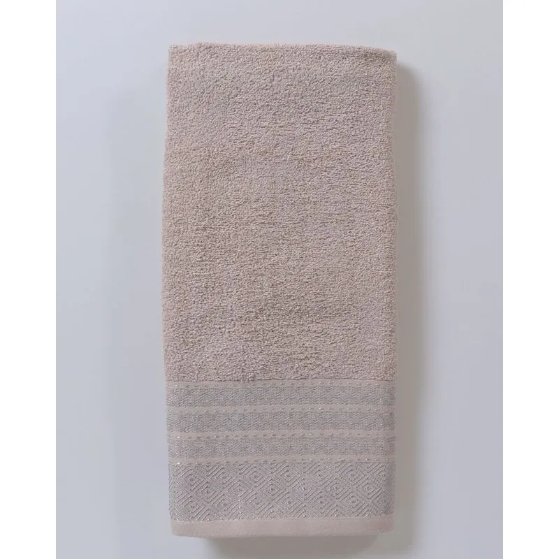 Toalha De BanhoJacquard Brent Corttex Bege Claro UN