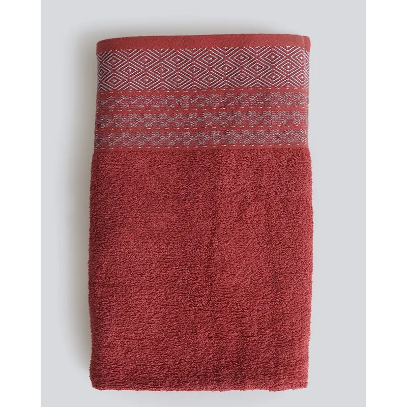 Toalha De Banho Jacquard Corttex Terracota UN