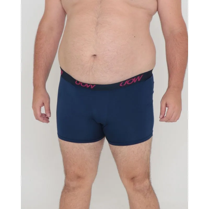 Cueca Plus Size Boxer Azul G1