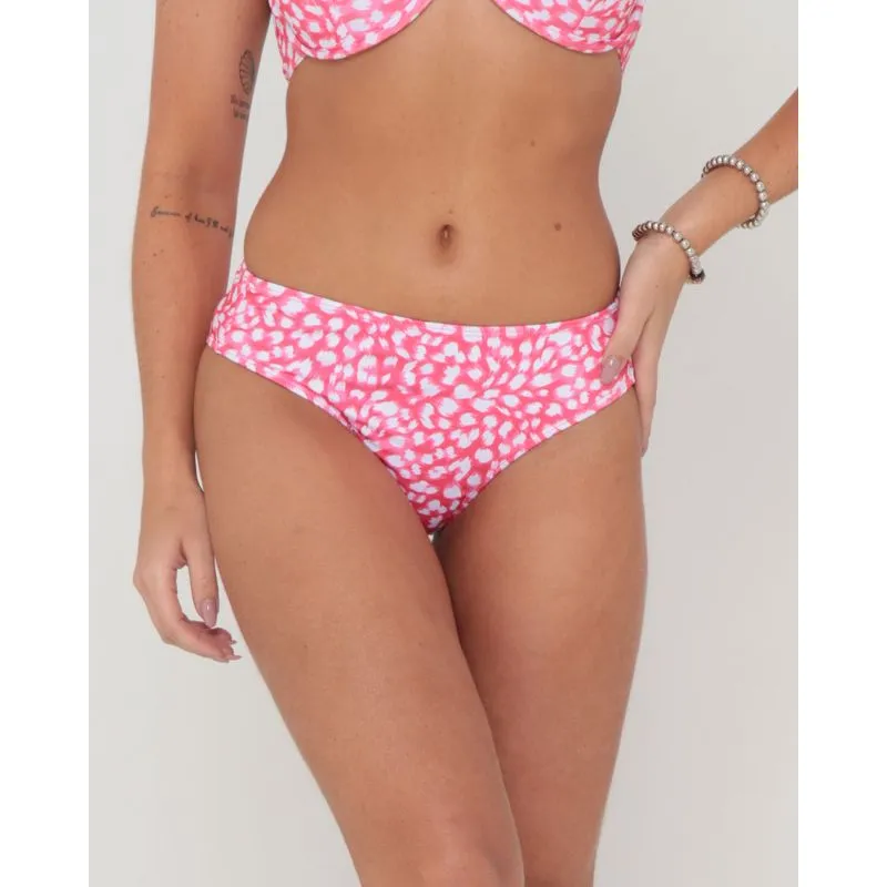 Biquíni Calcinha Avulso Alta Animal Print Rosa G