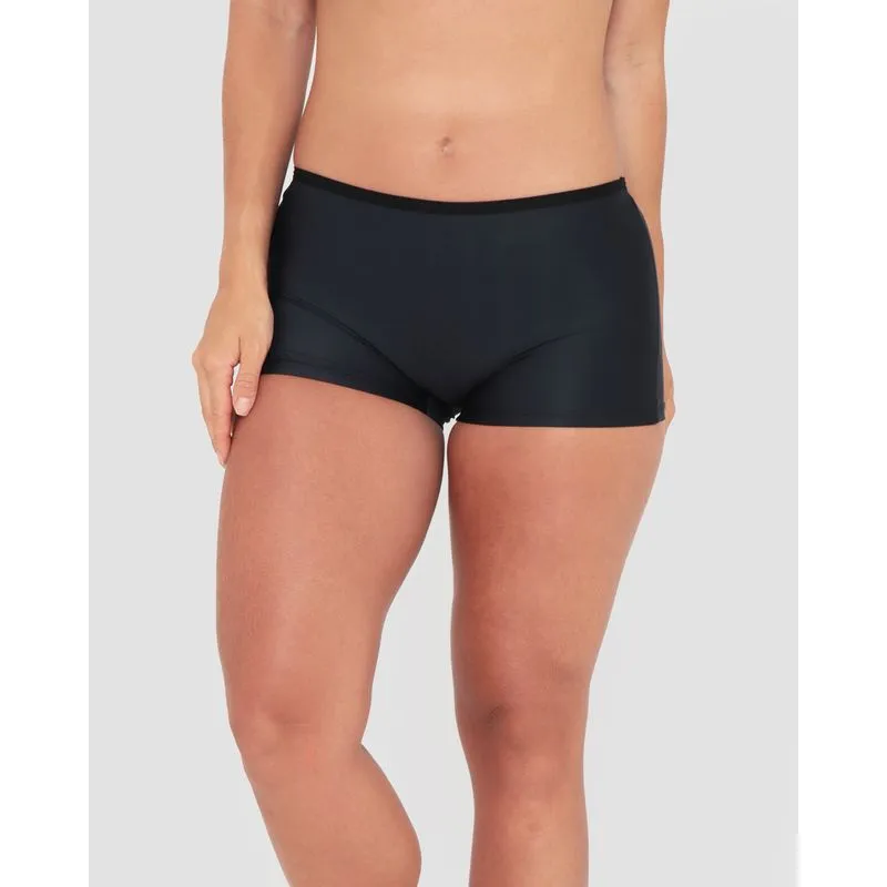 Calcinha Feminina Boy Short Básico Poliamida Preto GG