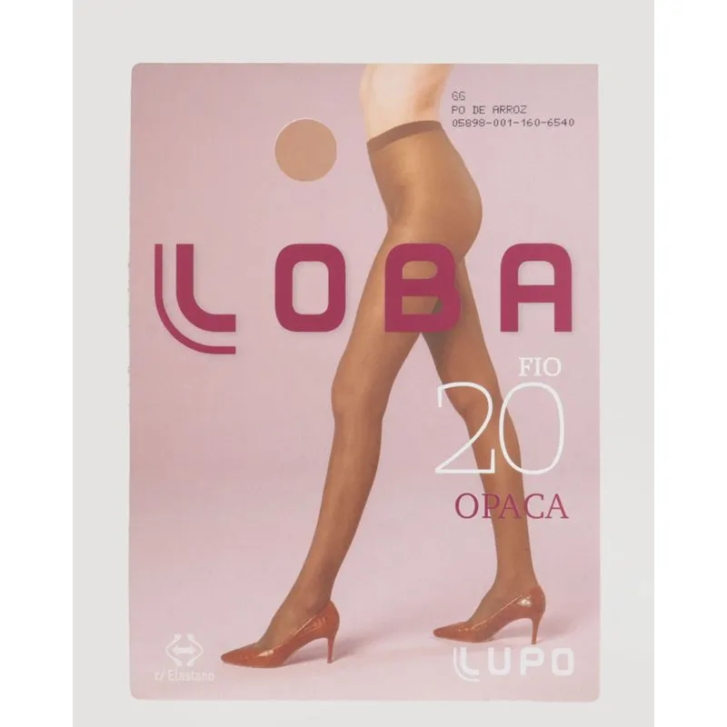 Meia Calça Loba Opaca Fio 20 Lupo Bege Claro GG