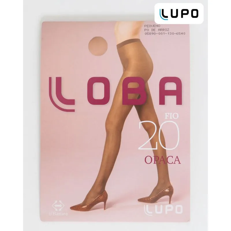 Meia Calça Loba Opaca Fio 20 Lupo Bege M