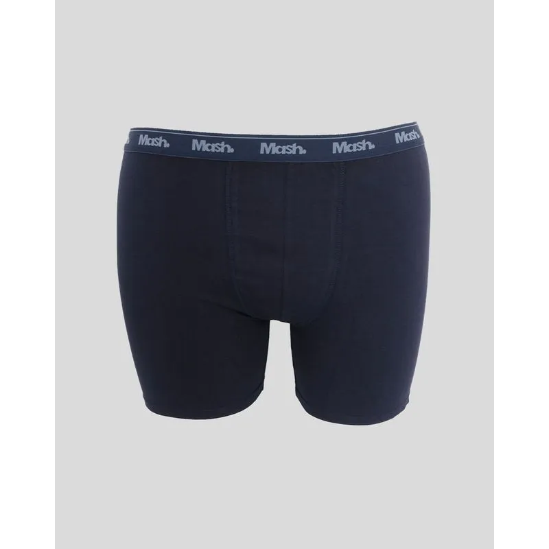 Cueca Plus Size Boxer Com Elástico Mash Azul Marinho G2