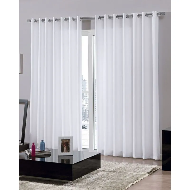 Cortina Duplex Bellini Varão Até 200cm Bella Janela Branca UN