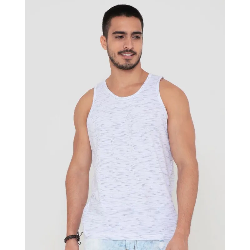 Regata Masculina Básica Flamê Branca M