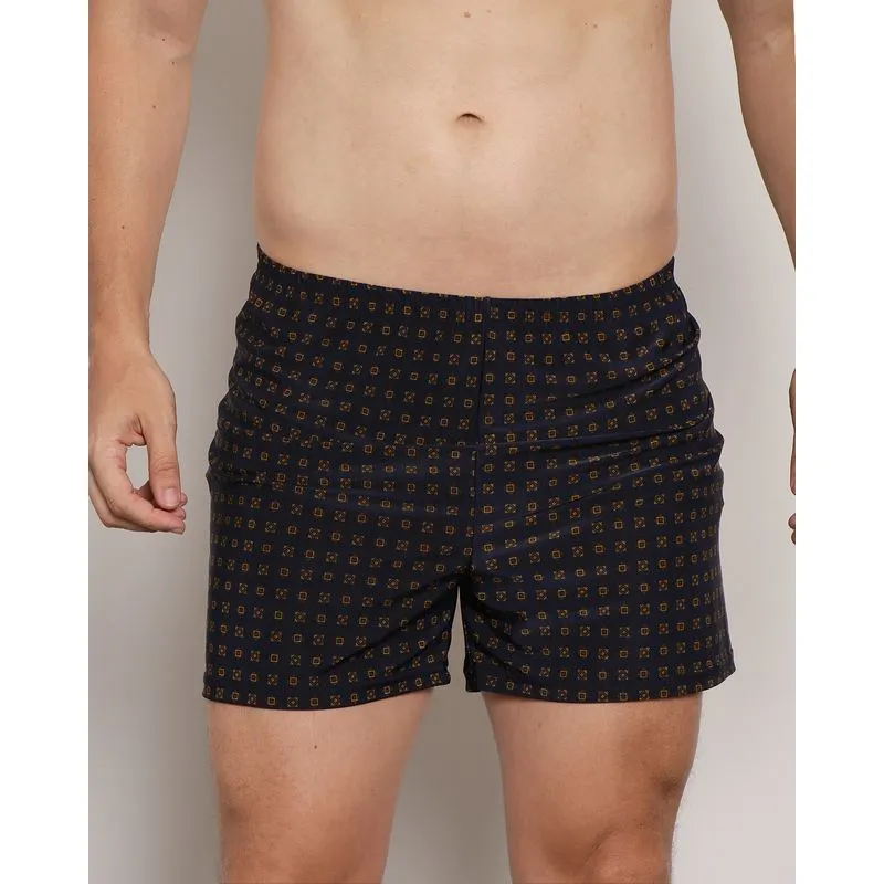 Samba Canção Masculina Liganete Estampada Marinho 66213000045095P