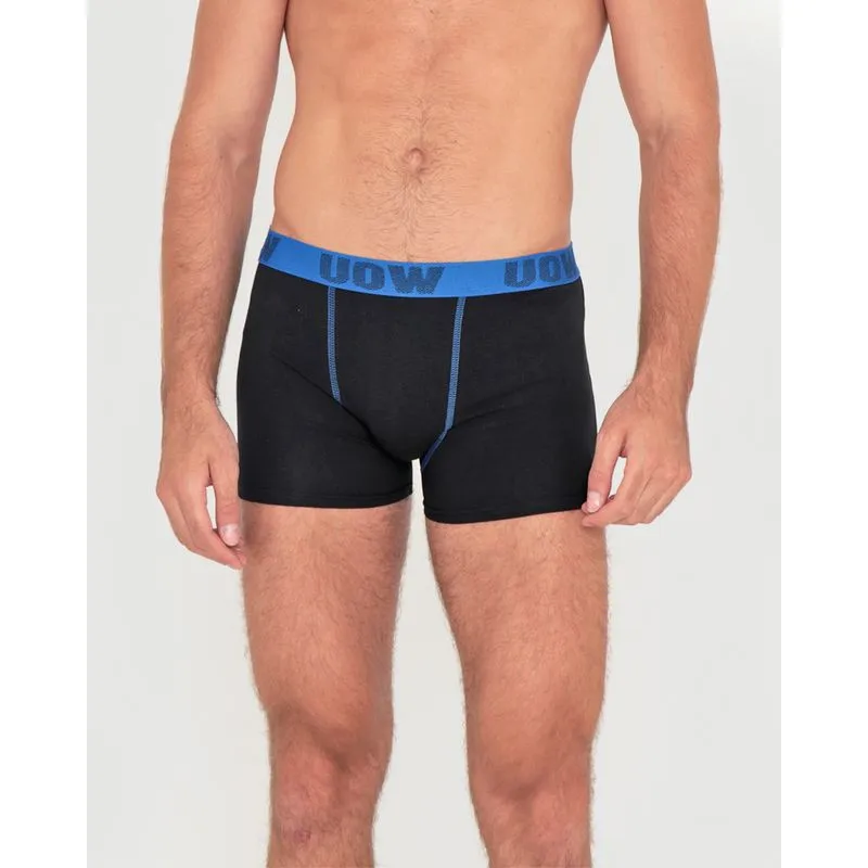 Cueca Boxer Algodão Preta M