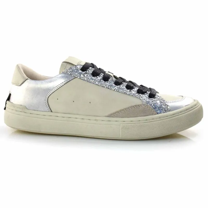Tênis de Couro Feminino Suzzara Prata GLW-171 38