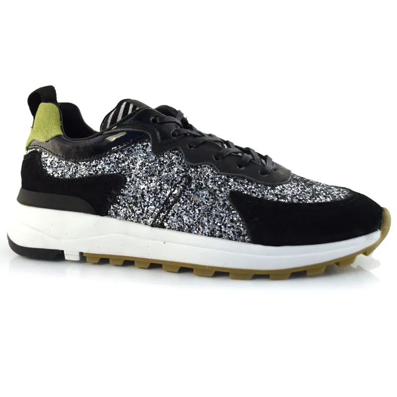Tênis de Couro Feminino Suzzara Preto RET-010 36