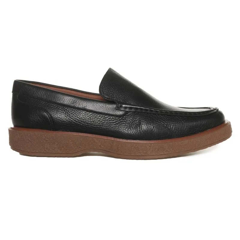 Mocassim Constantino Couro Floater Masculino Preto 43