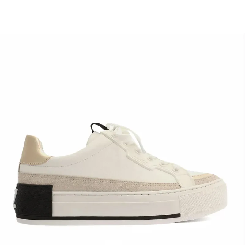 Tênis Arezzo Flatform Amarração Branco Original 37