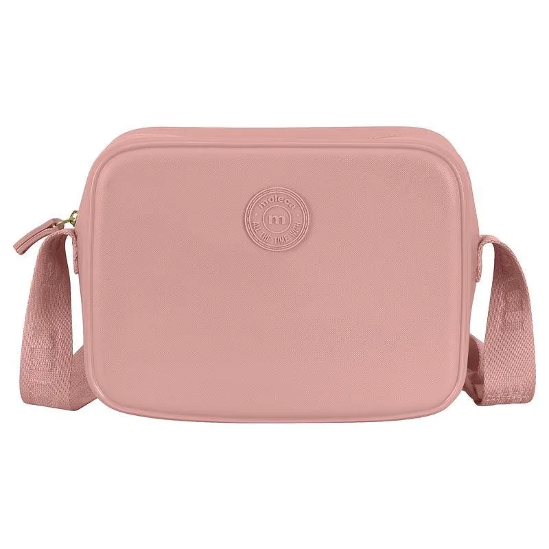 Bolsa Alça Transversal Moleca Modelo Retangular - Rosa