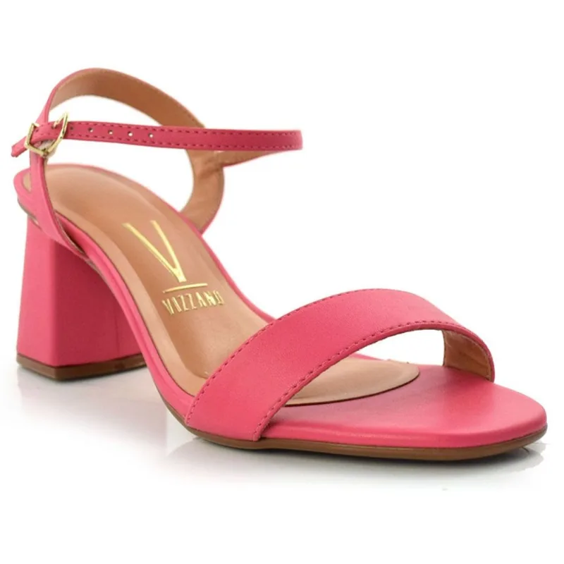 Sandália Feminina de Salto Bloco Vizzano Rosa 6451100-7286 35